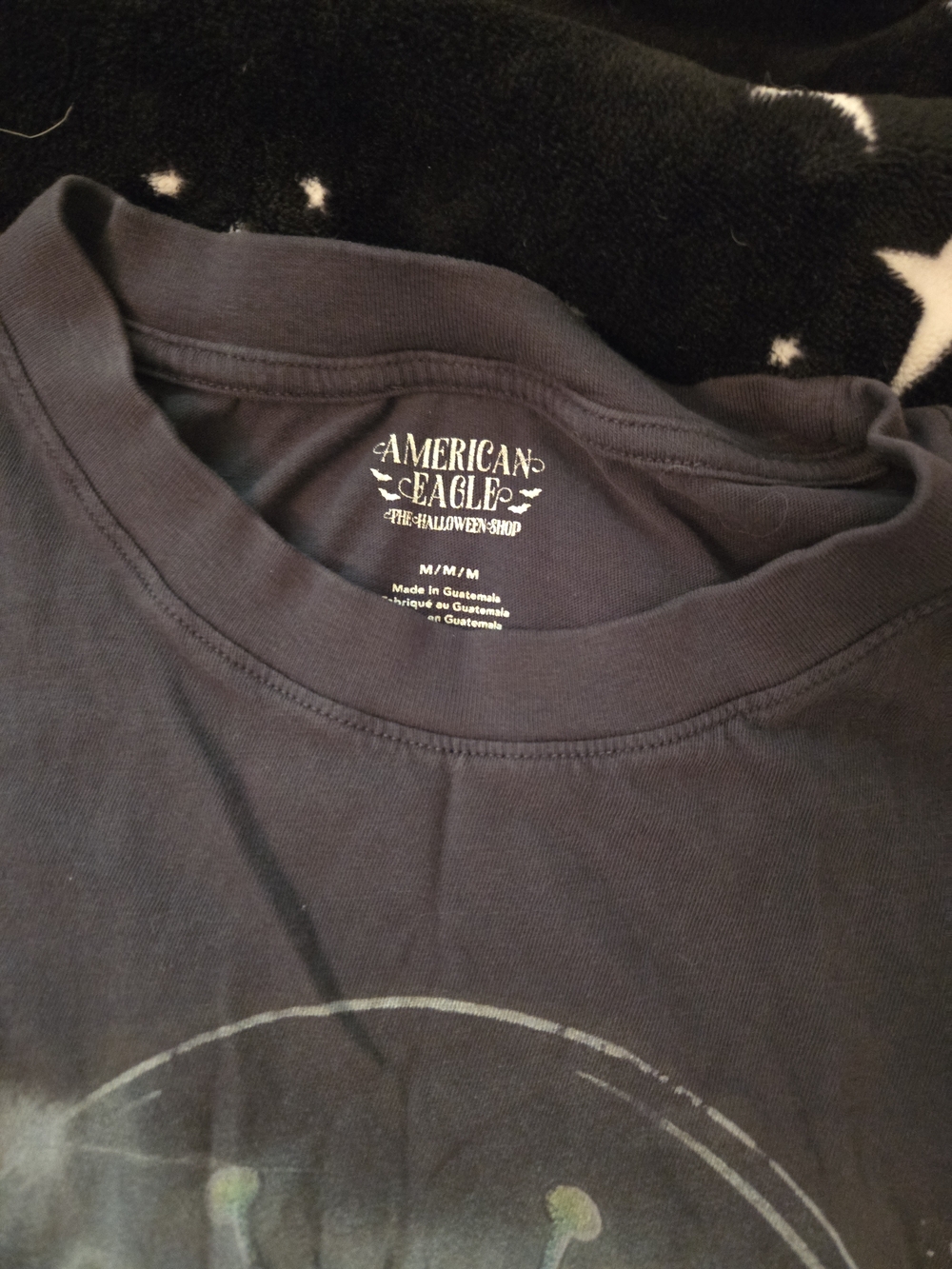 American Eagle Outfitters Black Graphic 'Purranormal Invasion' Tee - Picture 2 of 3